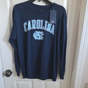 Fanatics Carolina Blue and Navy Long Sleeve Tee